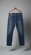 Relaxed Fit Washed Indigo Jeans