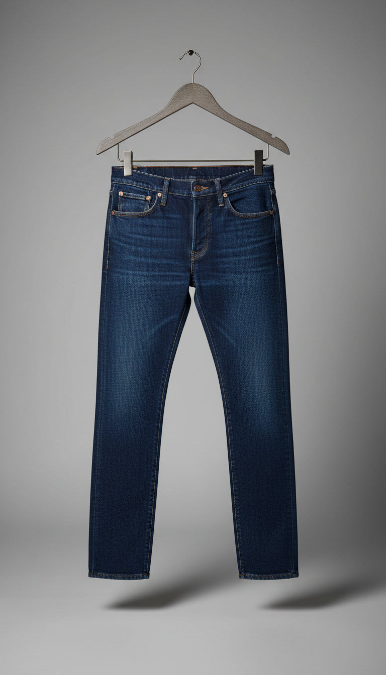 Straight Fit Italian Stretch Denim