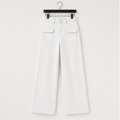 Women's Cargo Baggy Wide Leg High Waist Casual Stretch Pants - front view