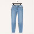Women's Mid-Rise Stretchy Skinny Jeans - front view